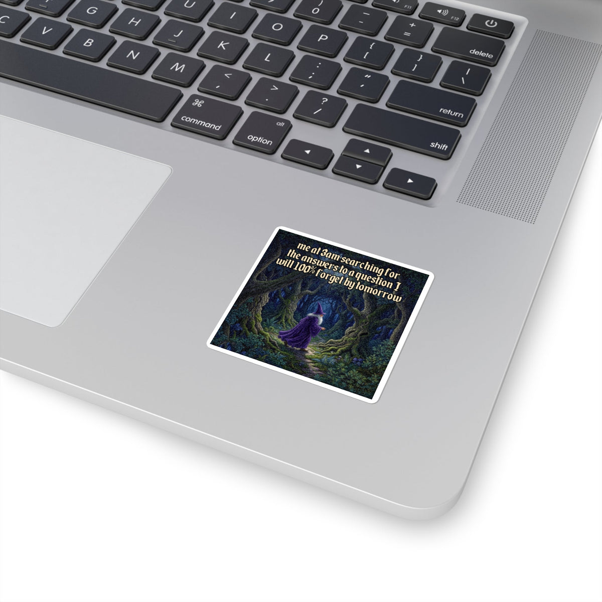 “100% Forget" Galactic Wizard Meme Sticker - The Galactic Wizard Emporium - Paper products