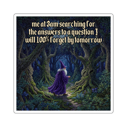 “100% Forget" Galactic Wizard Meme Sticker - The Galactic Wizard Emporium - Paper products