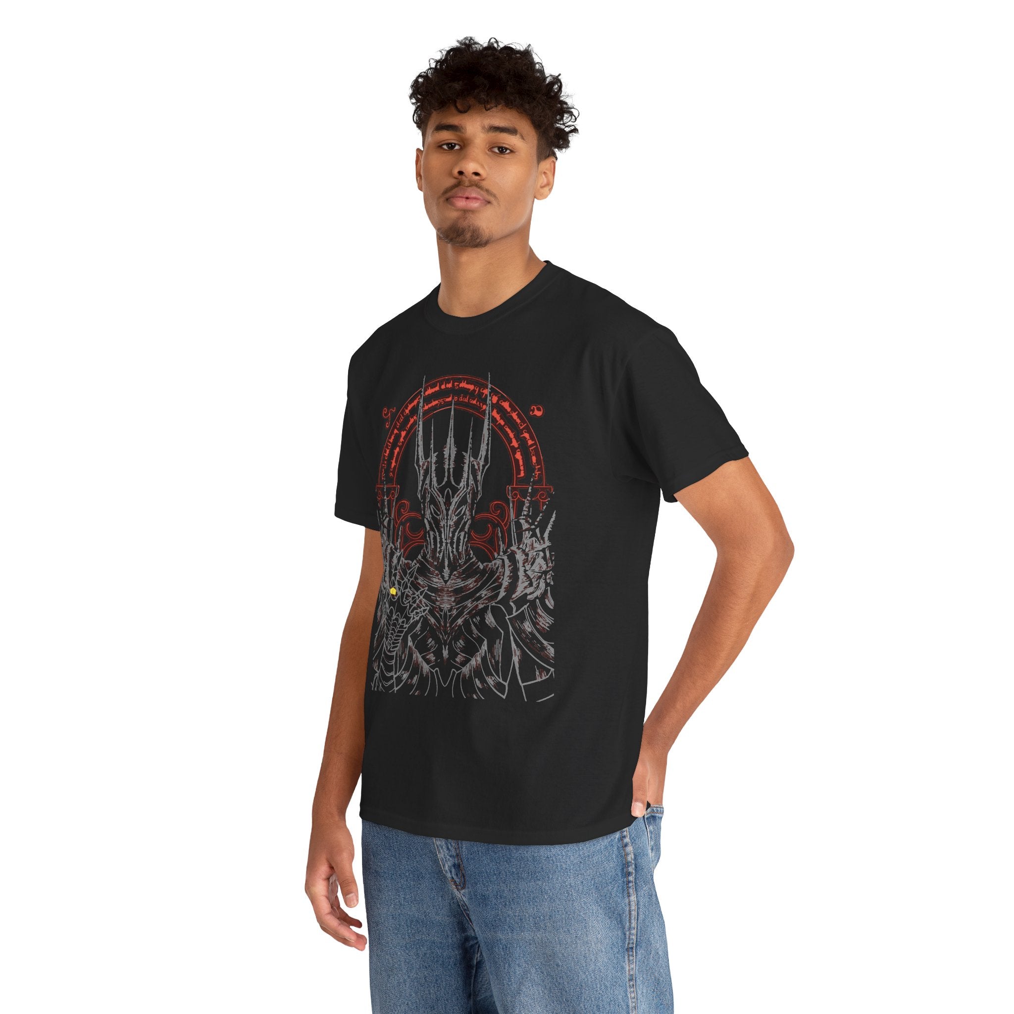 The Dark Lord Galactic Wizard Rendition Heavyweight Cotton T-Shirt