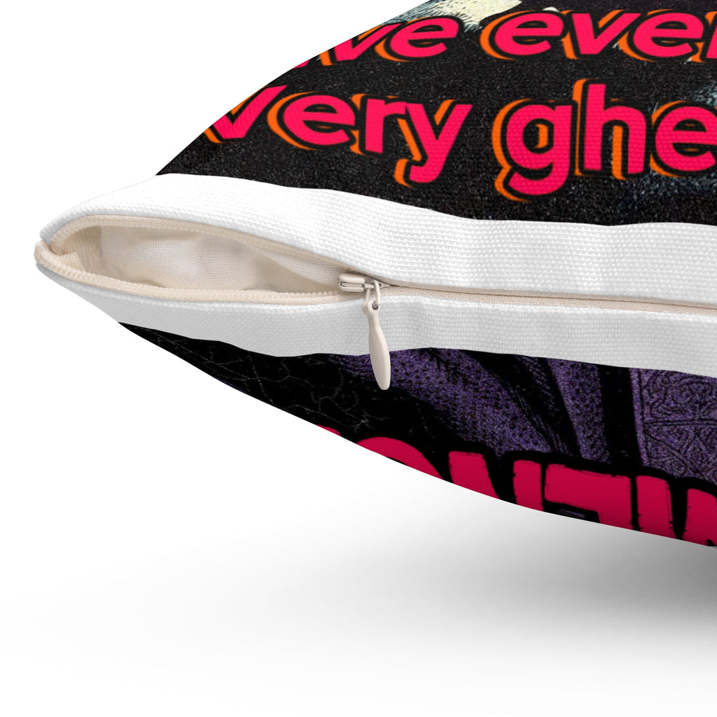“Adulthood, very ghetto” Galactic Wizard Polyester Throw Pillow - The Galactic Wizard Emporium - Home Decor
