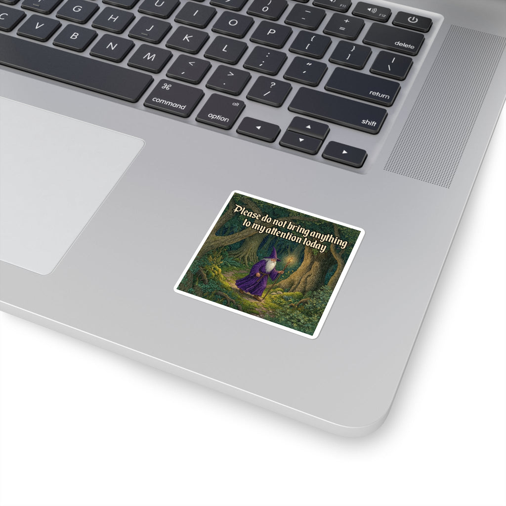 “Attention Today" Galactic Wizard Meme Sticker - The Galactic Wizard Emporium - Paper products