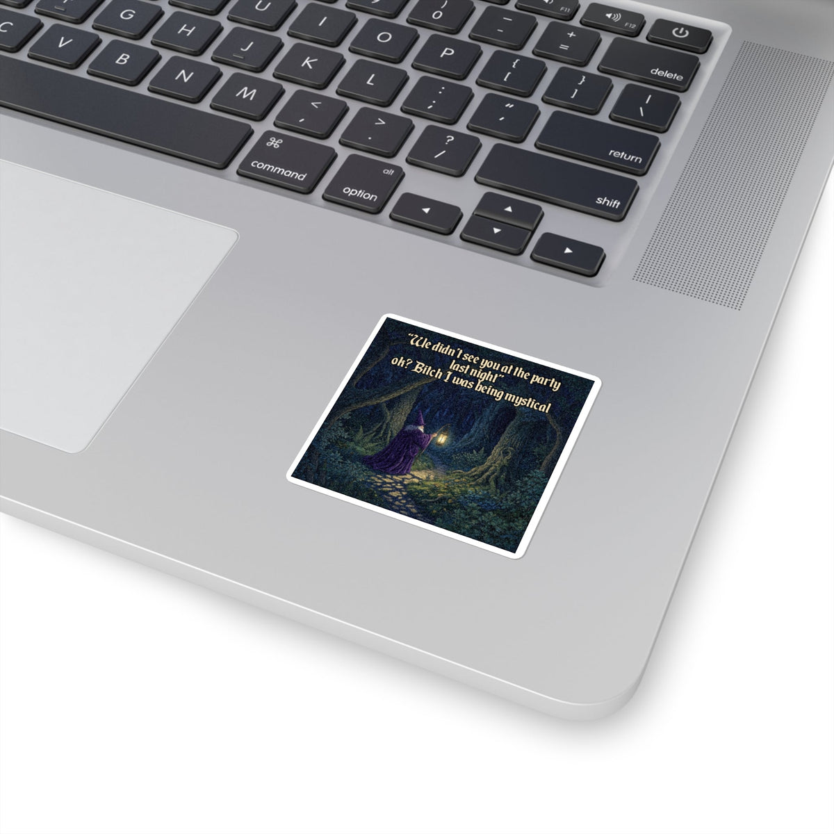 “Being Mystical" Galactic Wizard Meme Sticker - The Galactic Wizard Emporium - Paper products