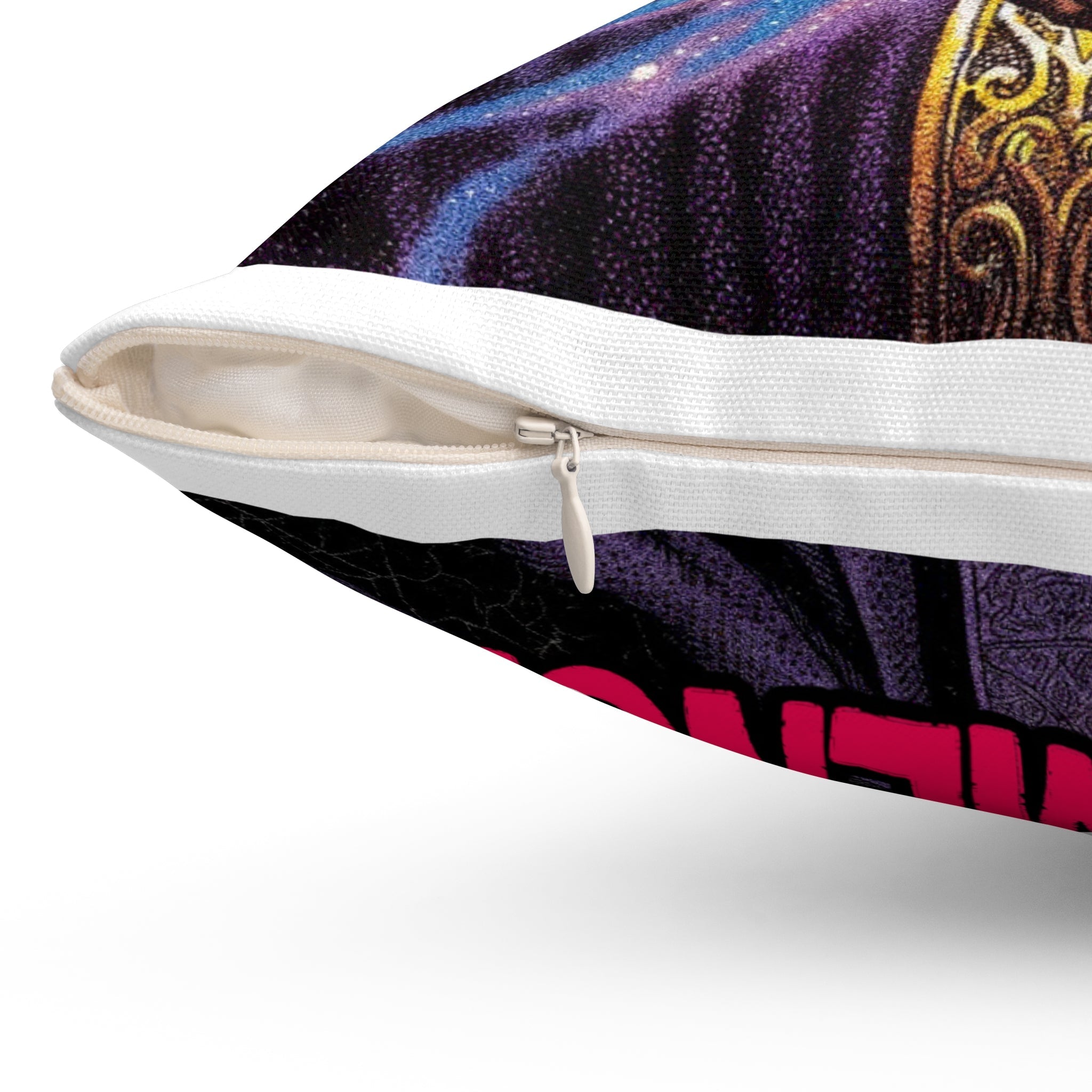 “Can’t talk, working on the lore” Galactic Wizard Polyester Throw Pillow - The Galactic Wizard Emporium - Home Decor