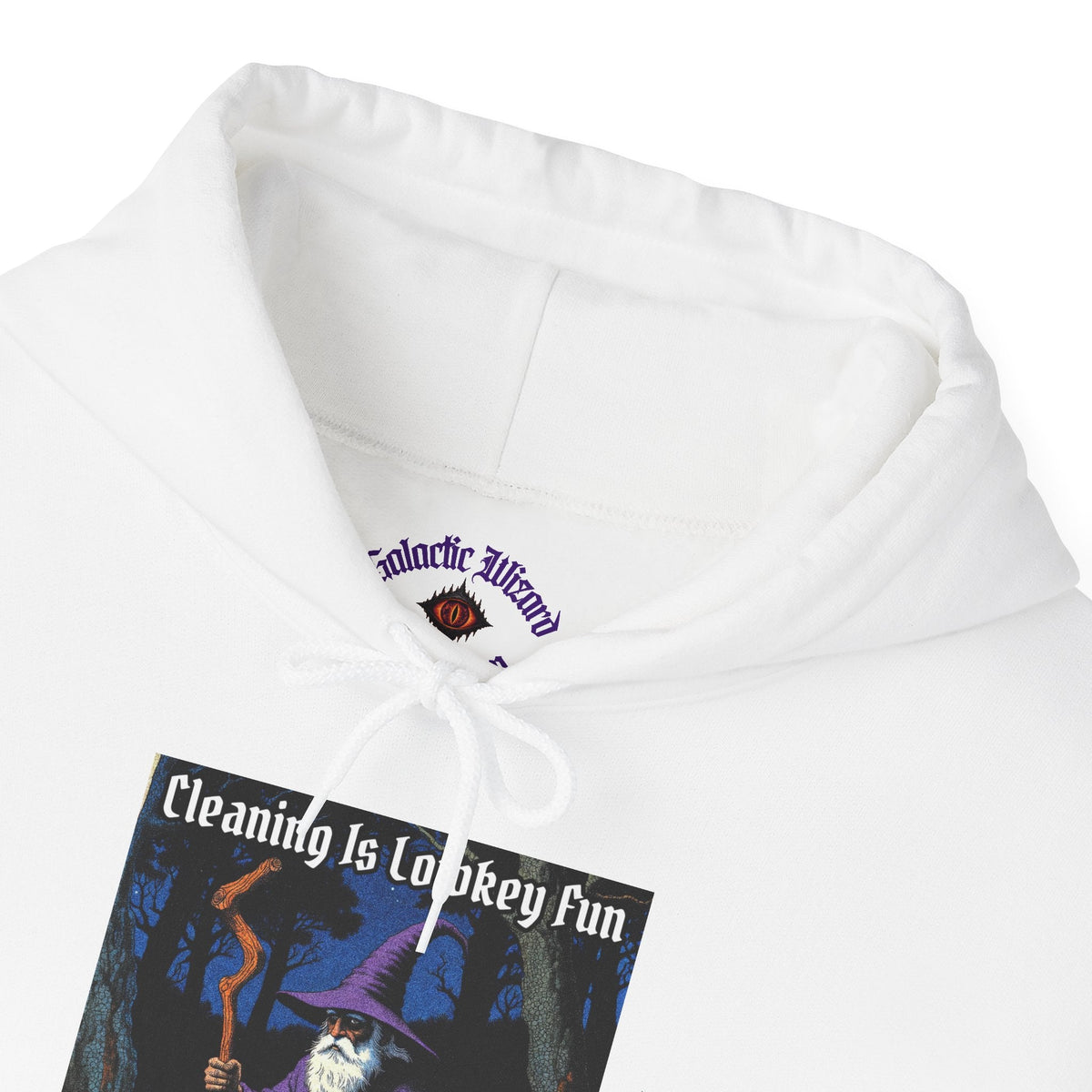 “Cleaning is Fun” Galactic Wizard Meme Unisex Hooded Sweatshirt - The Galactic Wizard Emporium - Hoodie