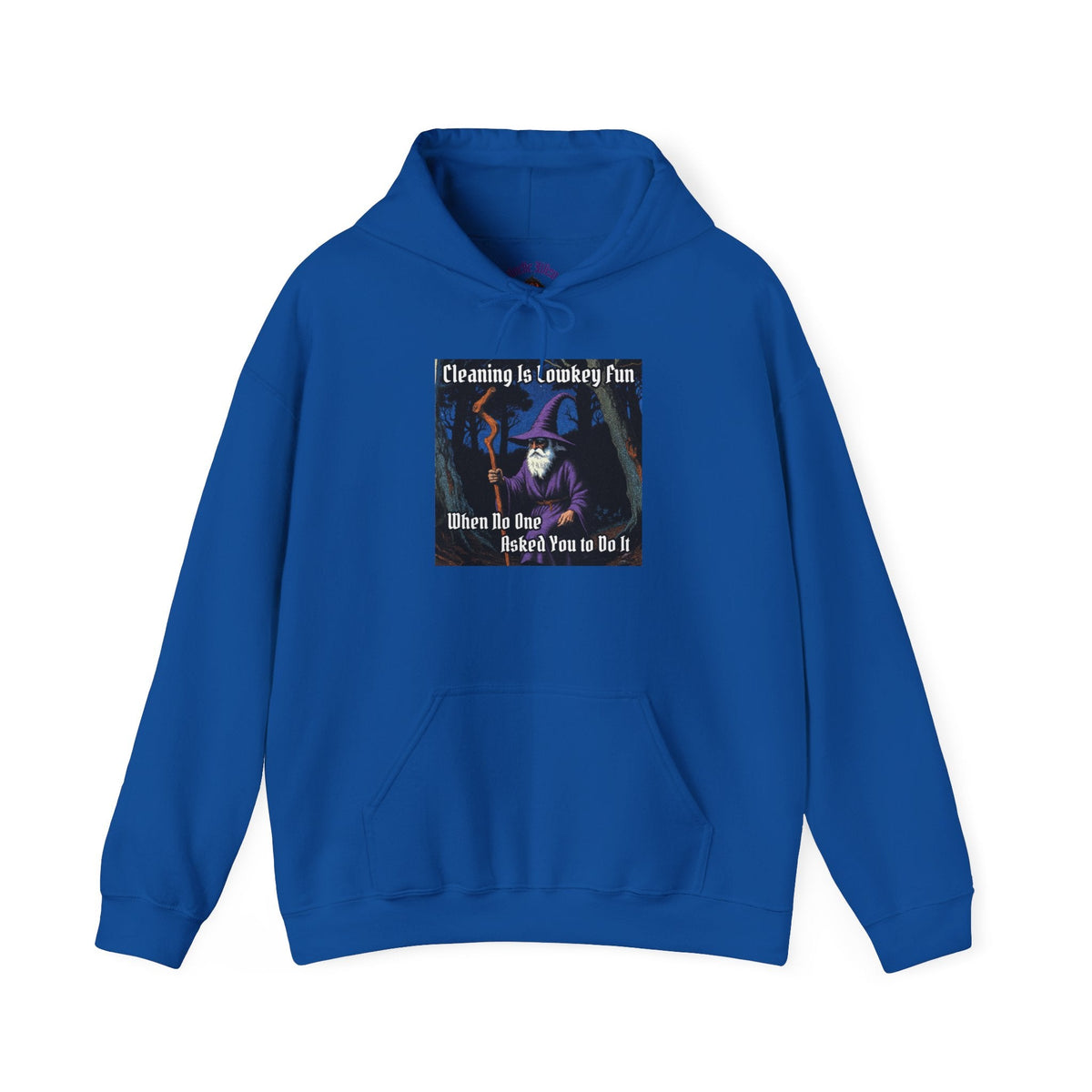 “Cleaning is Fun” Galactic Wizard Meme Unisex Hooded Sweatshirt - The Galactic Wizard Emporium - Hoodie