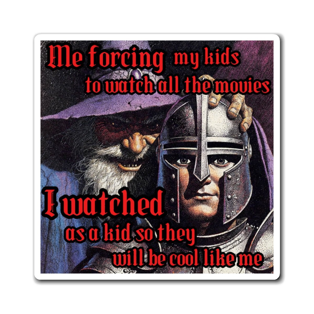 “Cool like me” Galactic Wizard Meme Magnet - The Galactic Wizard Emporium - Paper products