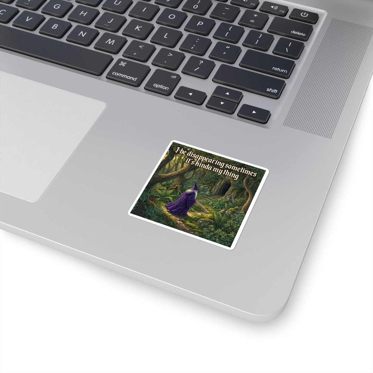 “Disappearing Sometimes" Galactic Wizard Meme Sticker - The Galactic Wizard Emporium - Paper products