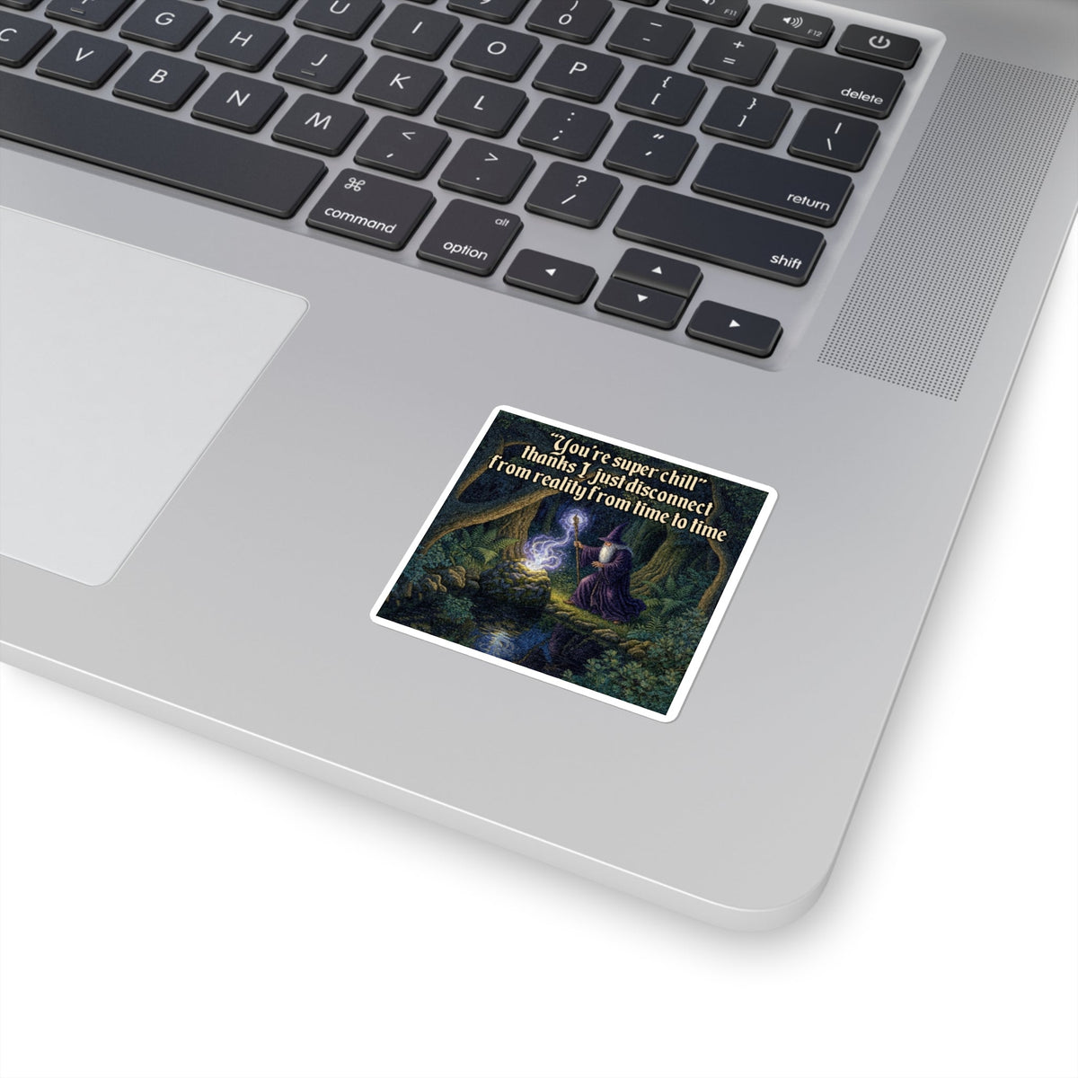 “Disconnect From Reality" Galactic Wizard Meme Sticker - The Galactic Wizard Emporium - Paper products