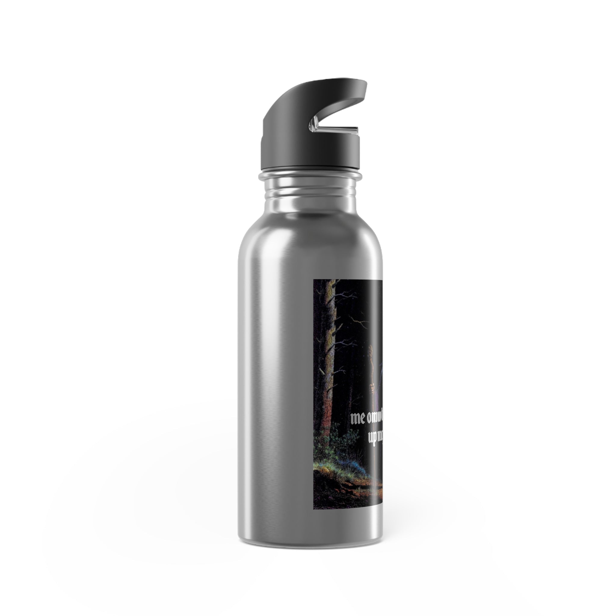“F*ck em up Majestically” 20oz Stainless Steel Straw Bottle Galactic Wizard - The Galactic Wizard Emporium - Mug