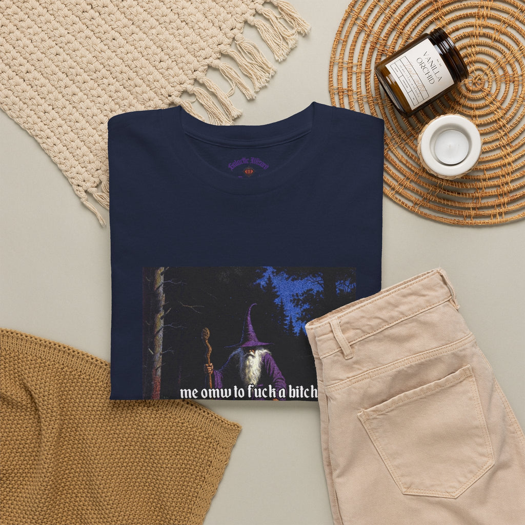 “F*ck em up Majestically” Galactic Wizard Meme Heavyweight Cotton T-Shirt - The Galactic Wizard Emporium - T-Shirt
