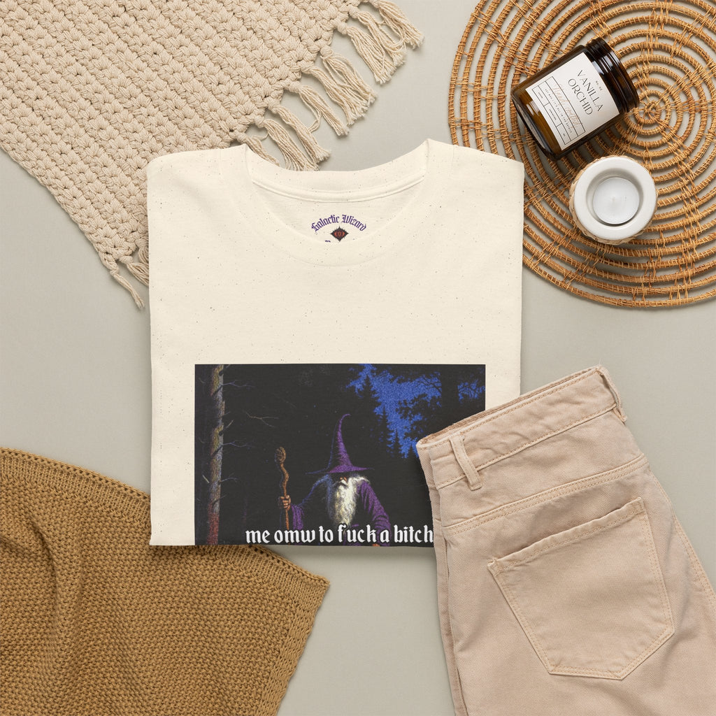 “F*ck em up Majestically” Galactic Wizard Meme Heavyweight Cotton T-Shirt - The Galactic Wizard Emporium - T-Shirt