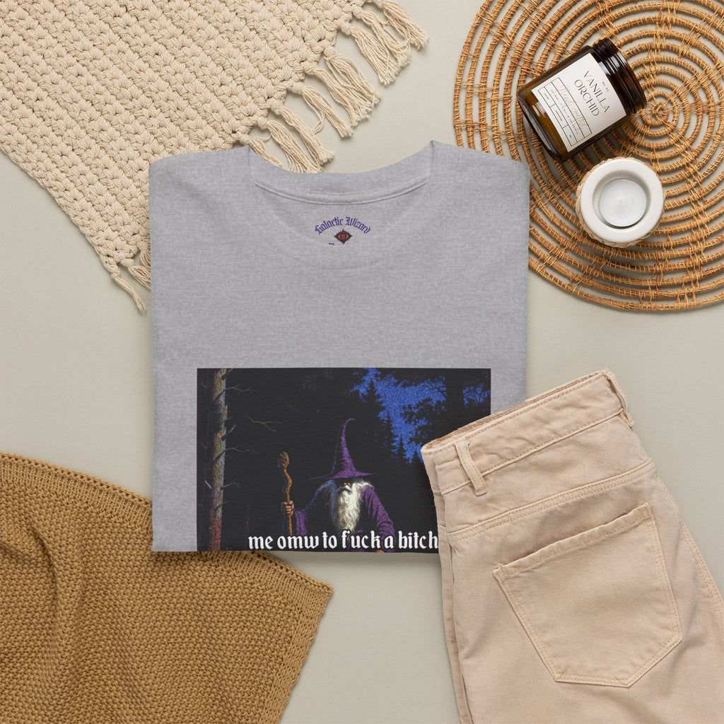 “F*ck em up Majestically” Galactic Wizard Meme Heavyweight Cotton T-Shirt - The Galactic Wizard Emporium - T-Shirt
