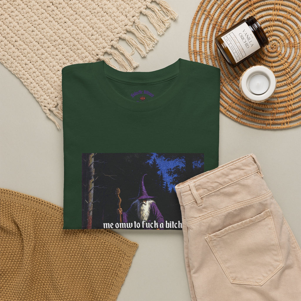 “F*ck em up Majestically” Galactic Wizard Meme Heavyweight Cotton T-Shirt - The Galactic Wizard Emporium - T-Shirt