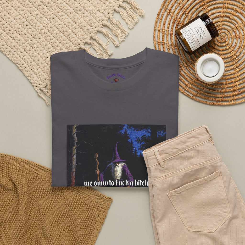 “F*ck em up Majestically” Galactic Wizard Meme Heavyweight Cotton T-Shirt - The Galactic Wizard Emporium - T-Shirt
