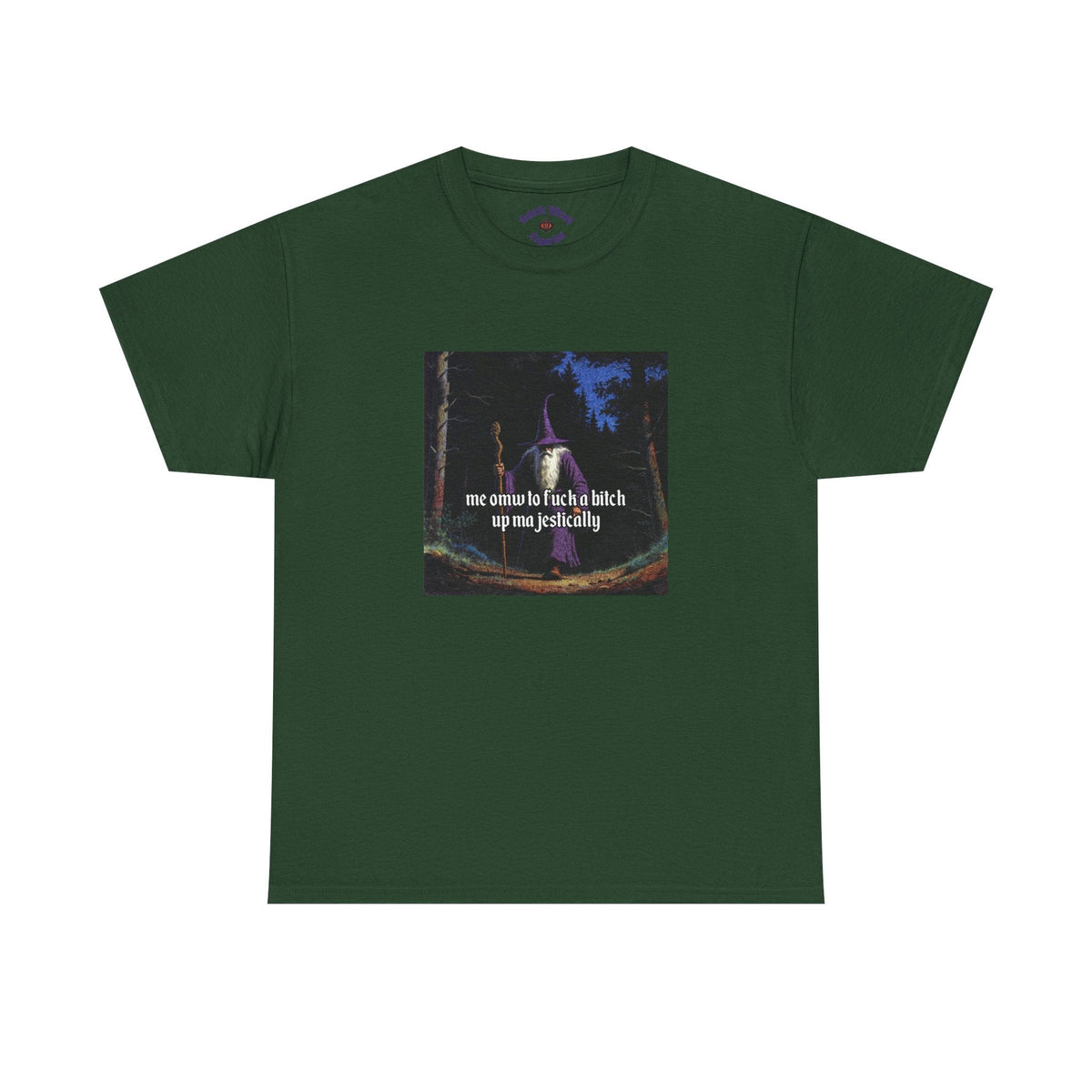 “F*ck em up Majestically” Galactic Wizard Meme Heavyweight Cotton T-Shirt - The Galactic Wizard Emporium - T-Shirt