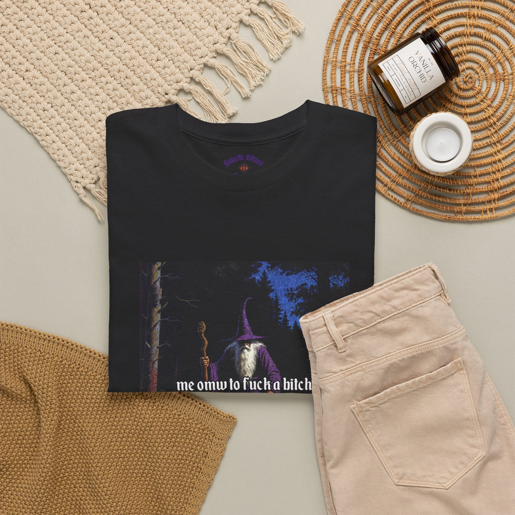 “F*ck em up Majestically” Galactic Wizard Meme Heavyweight Cotton T-Shirt - The Galactic Wizard Emporium - T-Shirt