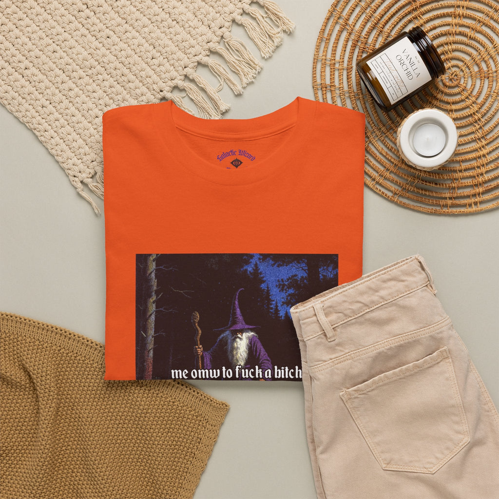 “F*ck em up Majestically” Galactic Wizard Meme Heavyweight Cotton T-Shirt - The Galactic Wizard Emporium - T-Shirt