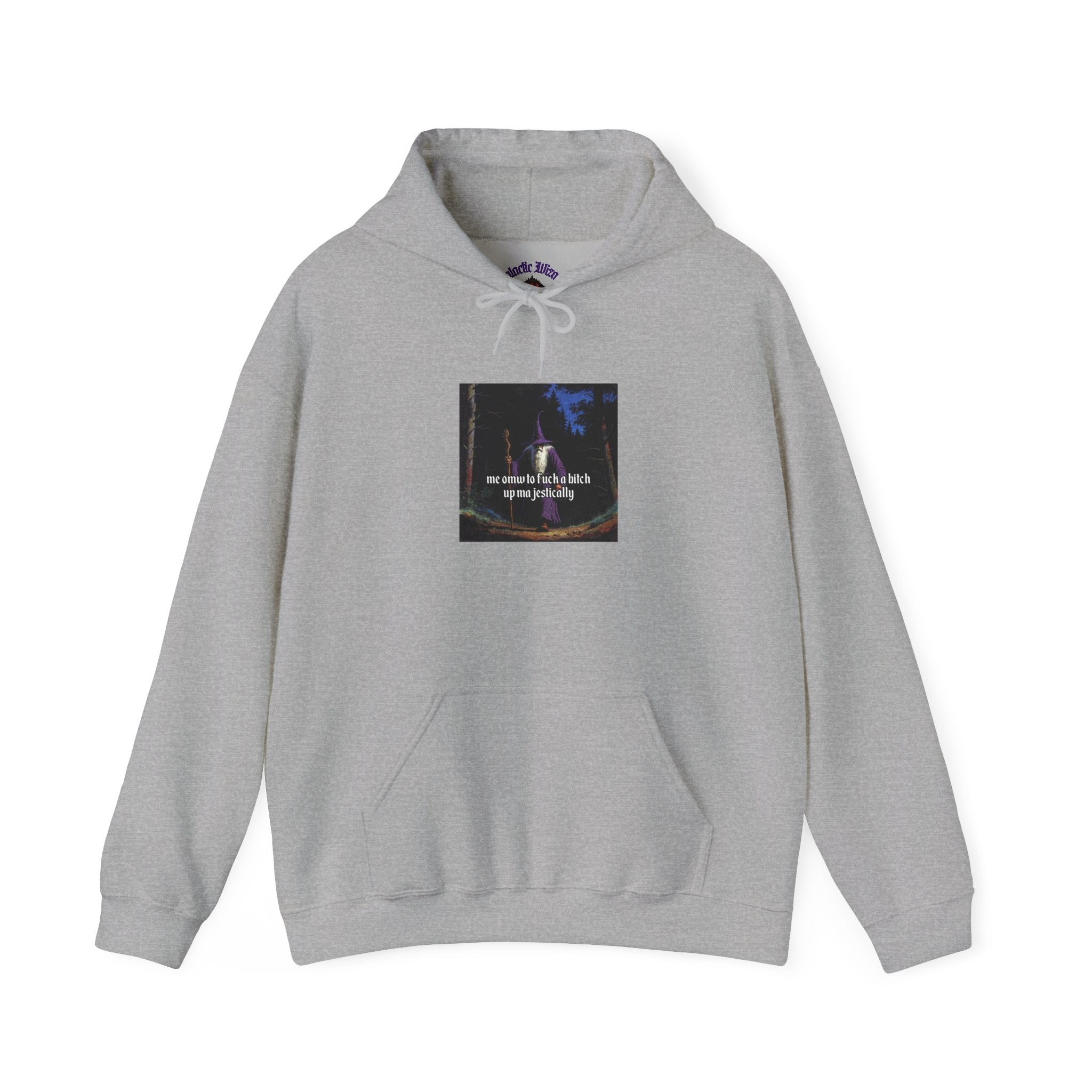 “F*ck em up Majestically” Galactic Wizard Meme Unisex Hooded Sweatshirt - The Galactic Wizard Emporium - Hoodie