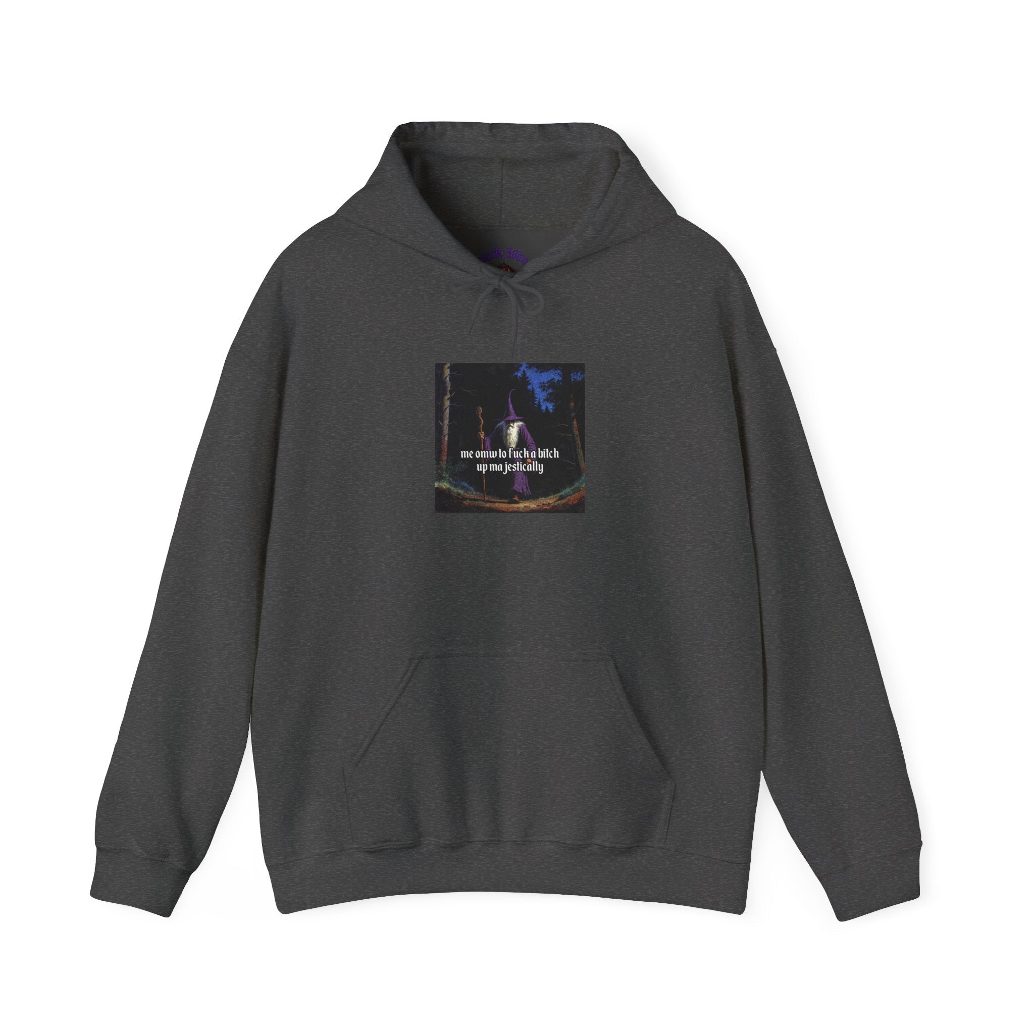 “F*ck em up Majestically” Galactic Wizard Meme Unisex Hooded Sweatshirt - The Galactic Wizard Emporium - Hoodie