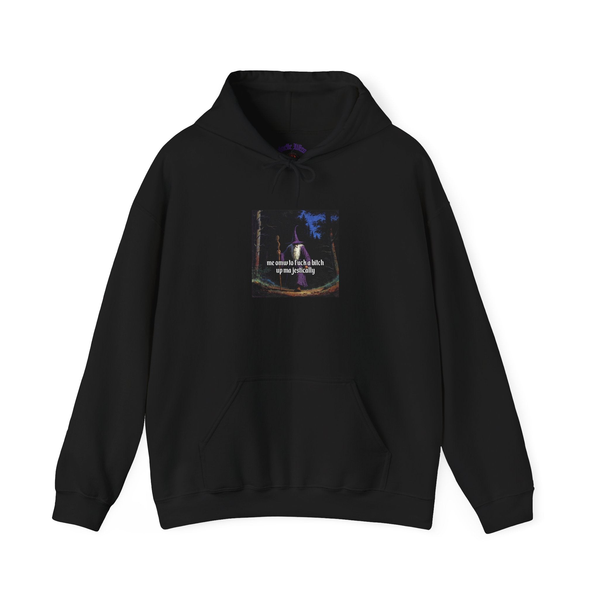 “F*ck em up Majestically” Galactic Wizard Meme Unisex Hooded Sweatshirt - The Galactic Wizard Emporium - Hoodie