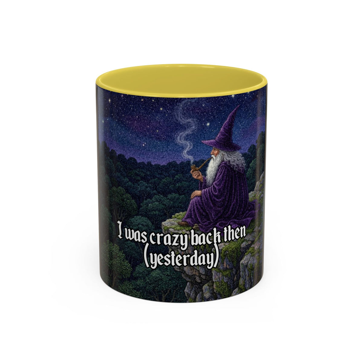 “I was crazy back then" (11oz/15oz) Galactic Wizard Meme Mug - The Galactic Wizard Emporium - Mug