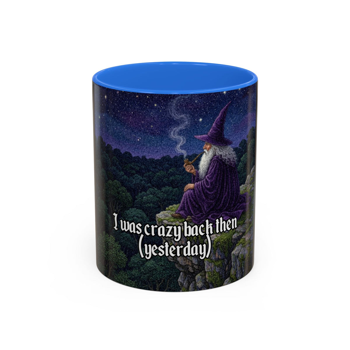 “I was crazy back then" (11oz/15oz) Galactic Wizard Meme Mug - The Galactic Wizard Emporium - Mug