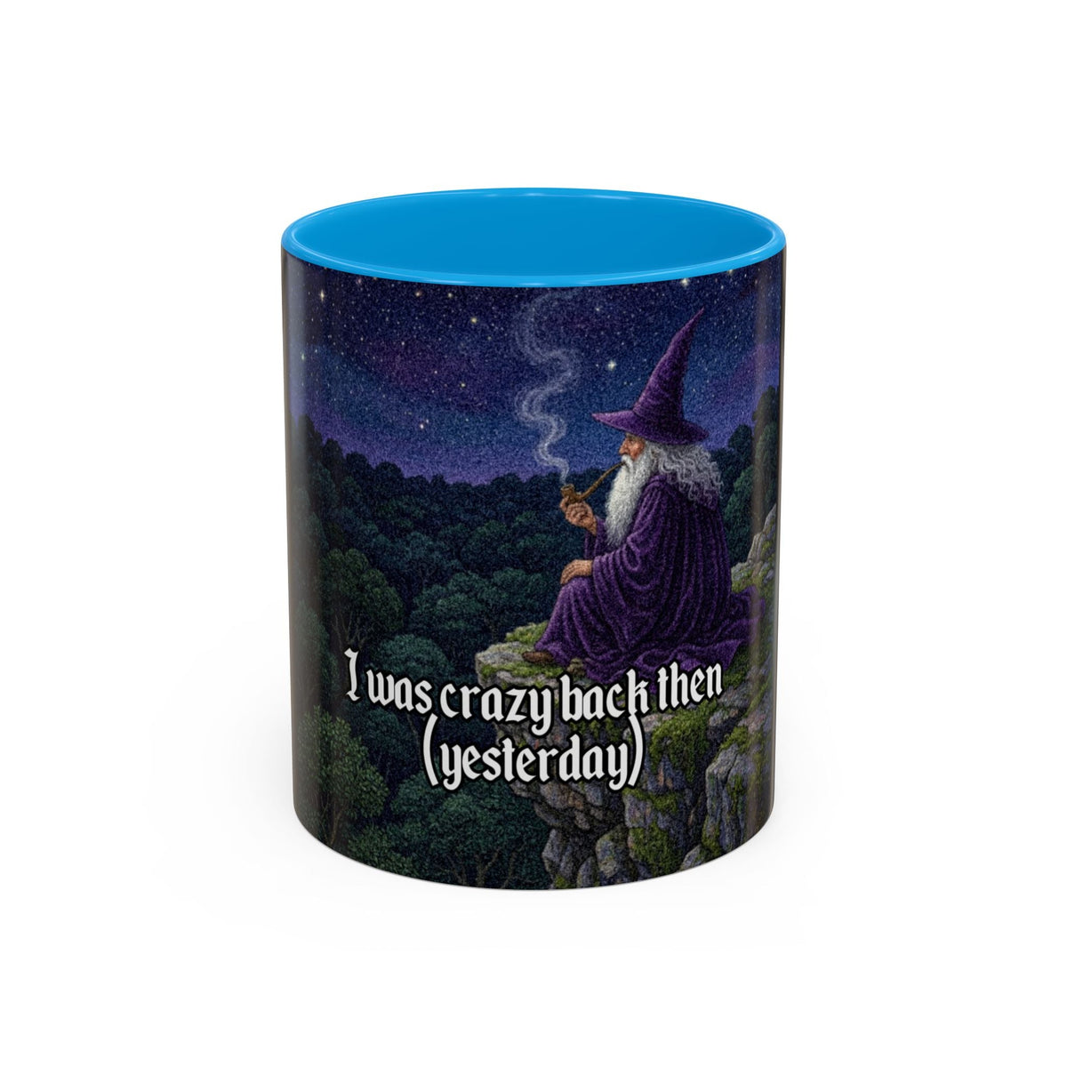 “I was crazy back then" (11oz/15oz) Galactic Wizard Meme Mug - The Galactic Wizard Emporium - Mug