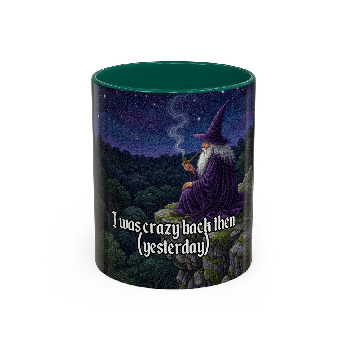 “I was crazy back then" (11oz/15oz) Galactic Wizard Meme Mug - The Galactic Wizard Emporium - Mug