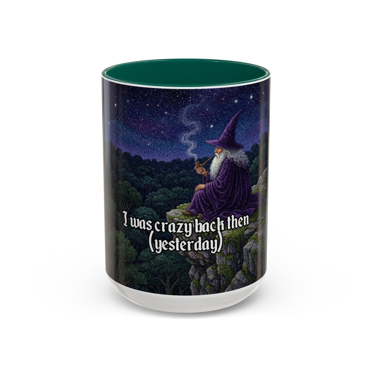 “I was crazy back then" (11oz/15oz) Galactic Wizard Meme Mug - The Galactic Wizard Emporium - Mug