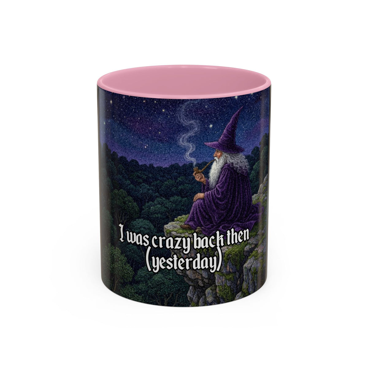 “I was crazy back then" (11oz/15oz) Galactic Wizard Meme Mug - The Galactic Wizard Emporium - Mug