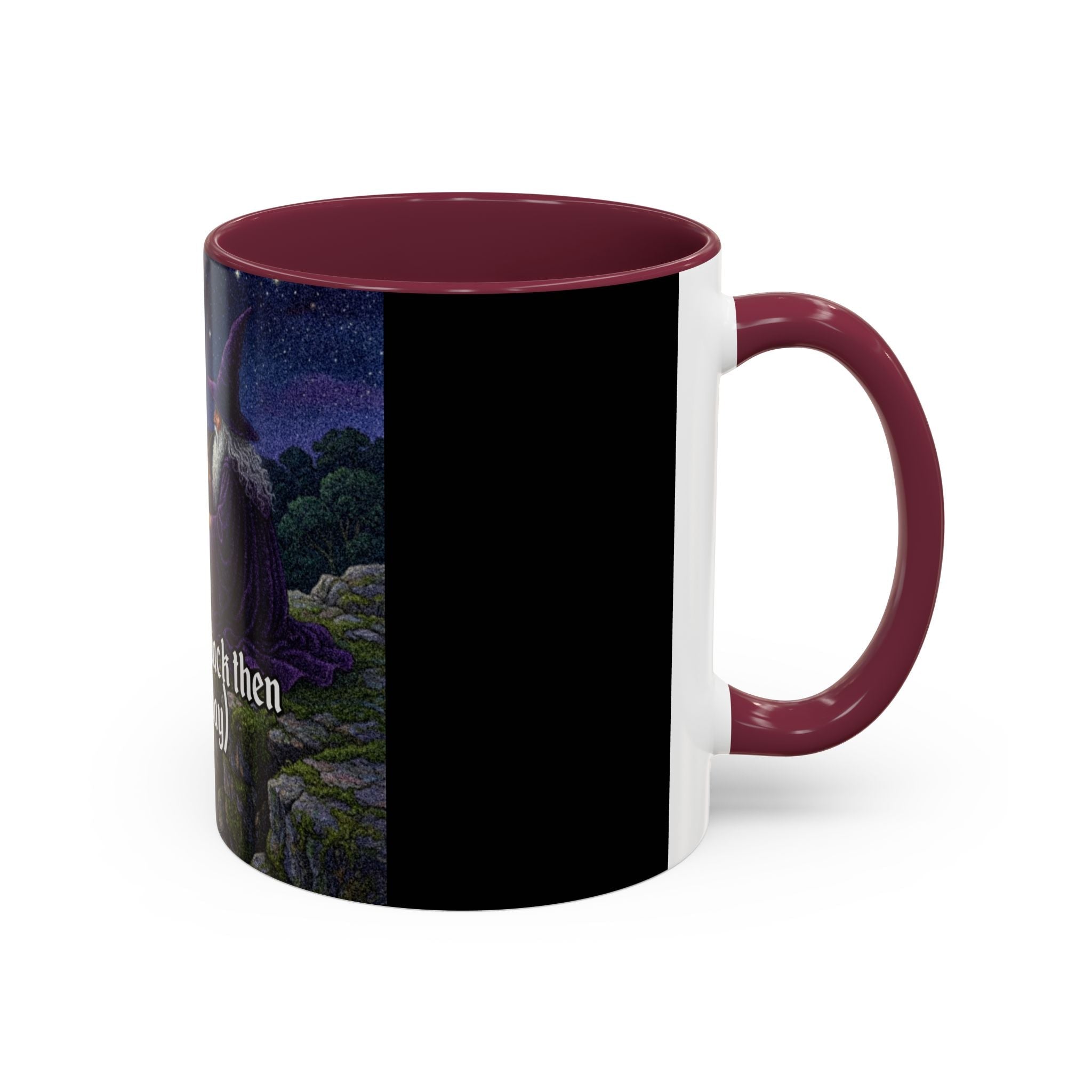 “I was crazy back then" (11oz/15oz) Galactic Wizard Meme Mug - The Galactic Wizard Emporium - Mug