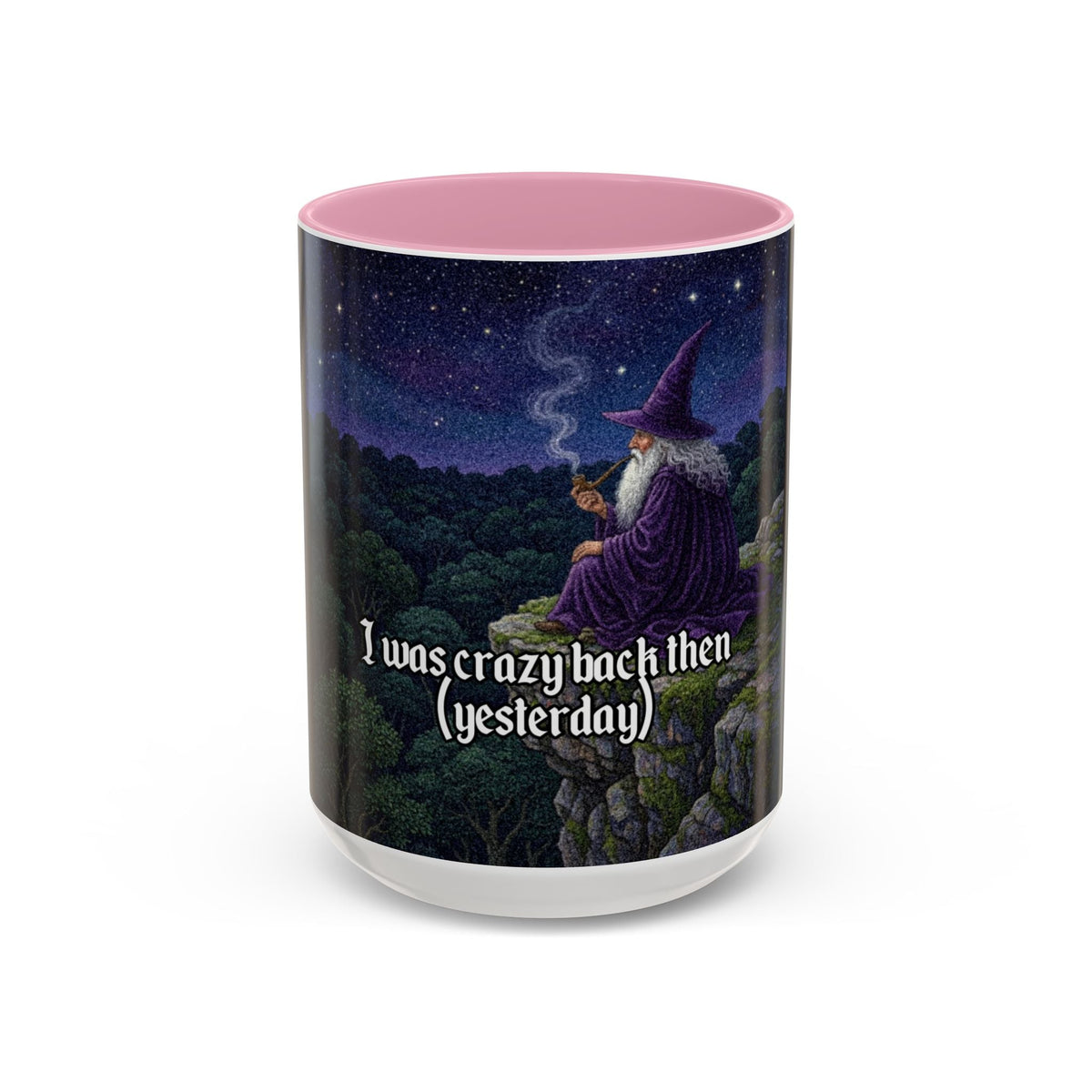 “I was crazy back then" (11oz/15oz) Galactic Wizard Meme Mug - The Galactic Wizard Emporium - Mug