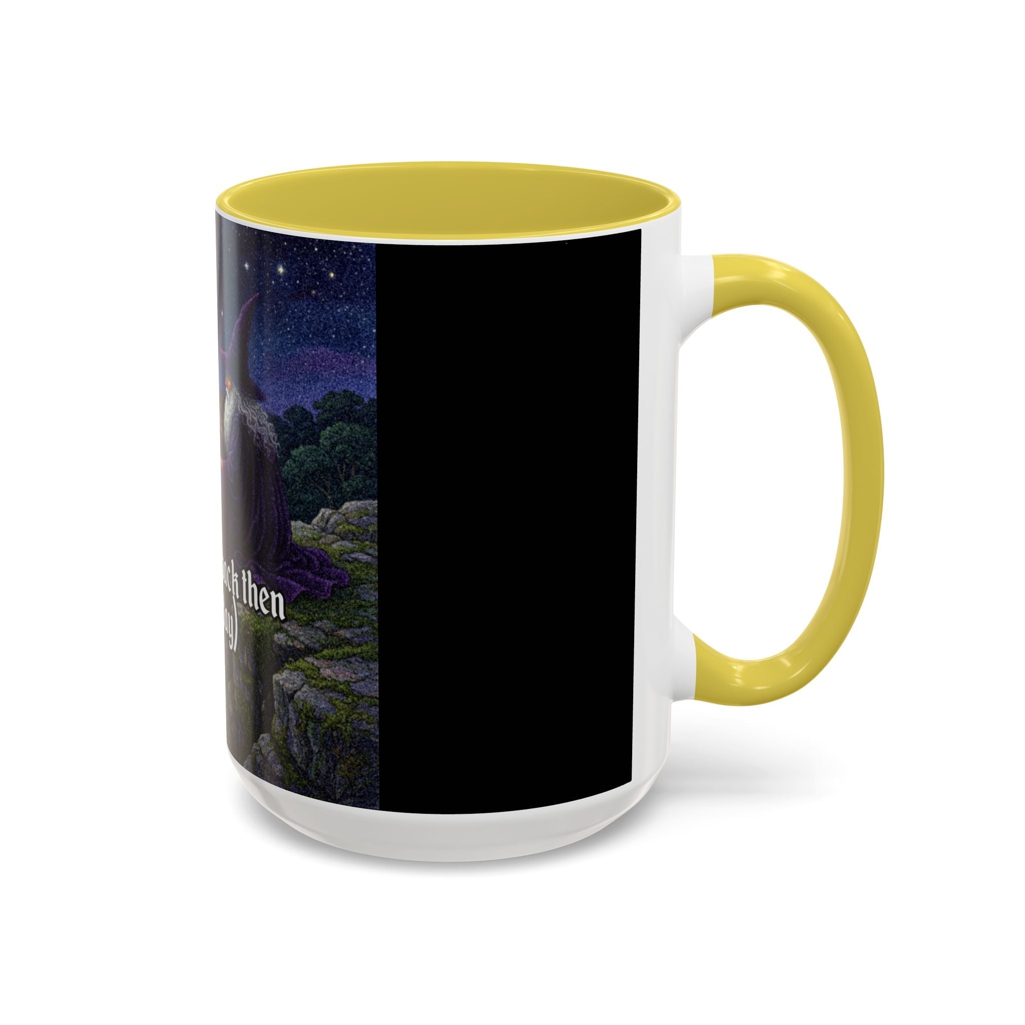 “I was crazy back then" (11oz/15oz) Galactic Wizard Meme Mug - The Galactic Wizard Emporium - Mug