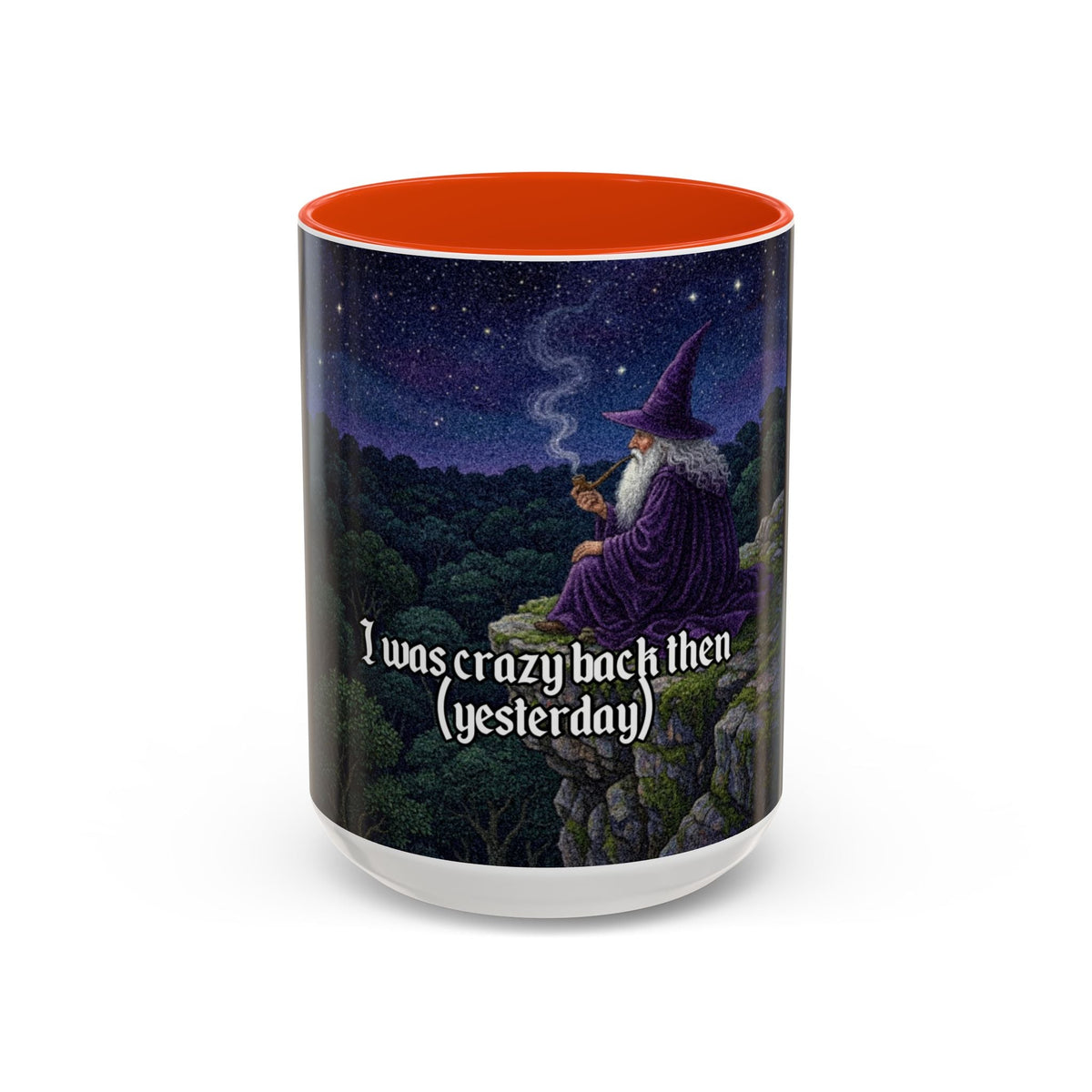 “I was crazy back then" (11oz/15oz) Galactic Wizard Meme Mug - The Galactic Wizard Emporium - Mug