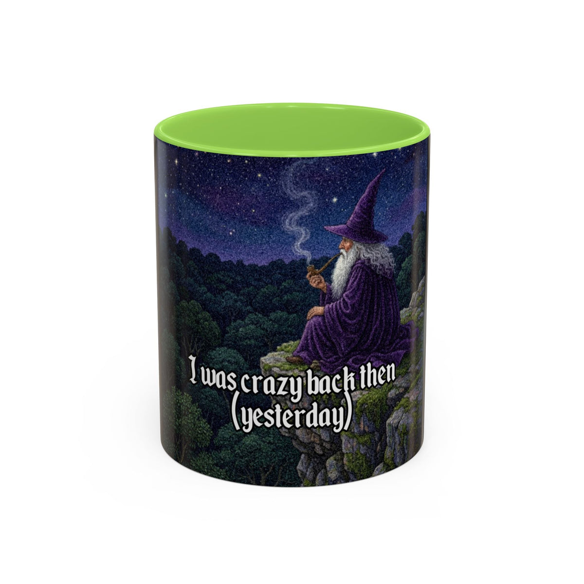 “I was crazy back then" (11oz/15oz) Galactic Wizard Meme Mug - The Galactic Wizard Emporium - Mug