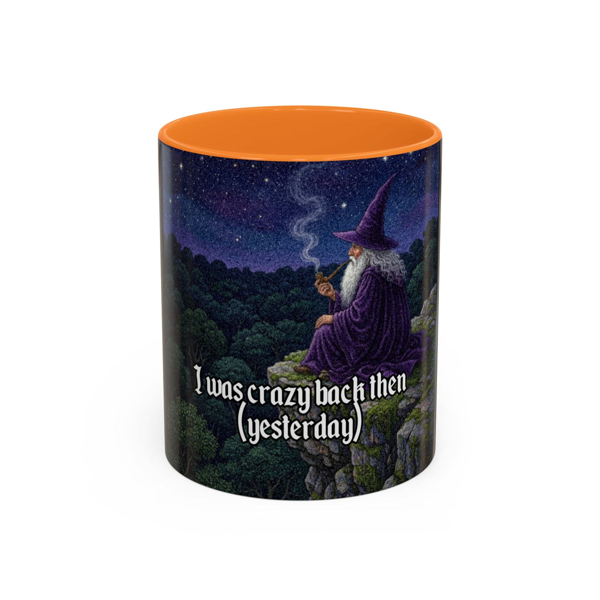 “I was crazy back then" (11oz/15oz) Galactic Wizard Meme Mug - The Galactic Wizard Emporium - Mug
