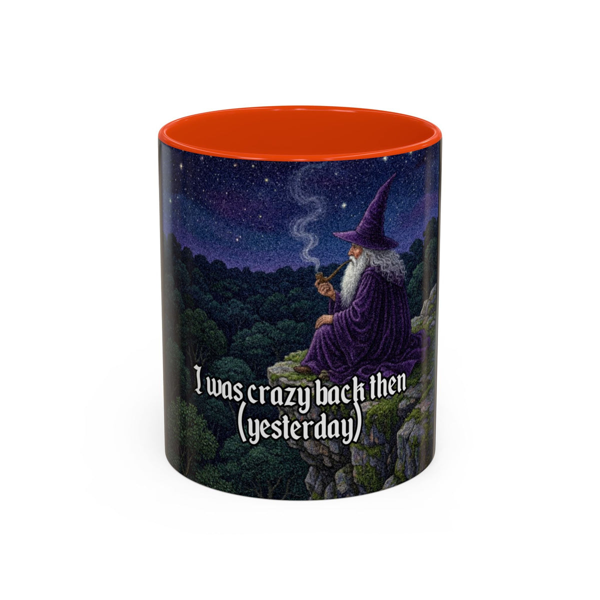 “I was crazy back then" (11oz/15oz) Galactic Wizard Meme Mug - The Galactic Wizard Emporium - Mug