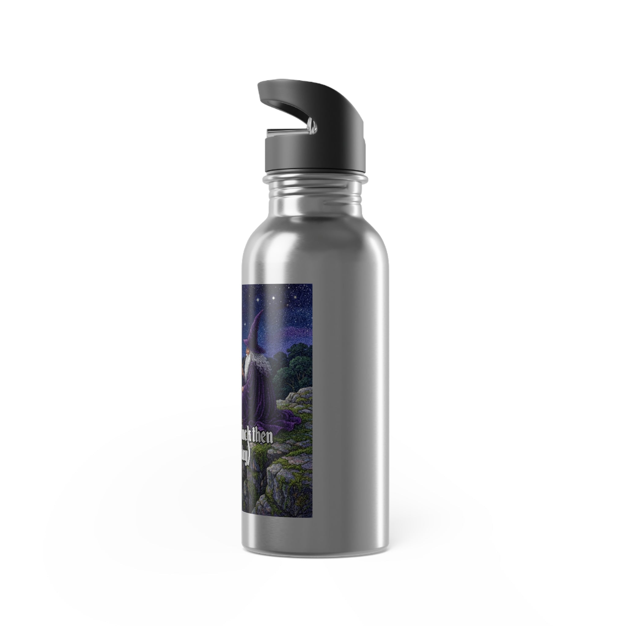 “I was crazy back then” 20oz Stainless Steel Straw Bottle Galactic Wizard - The Galactic Wizard Emporium - Mug