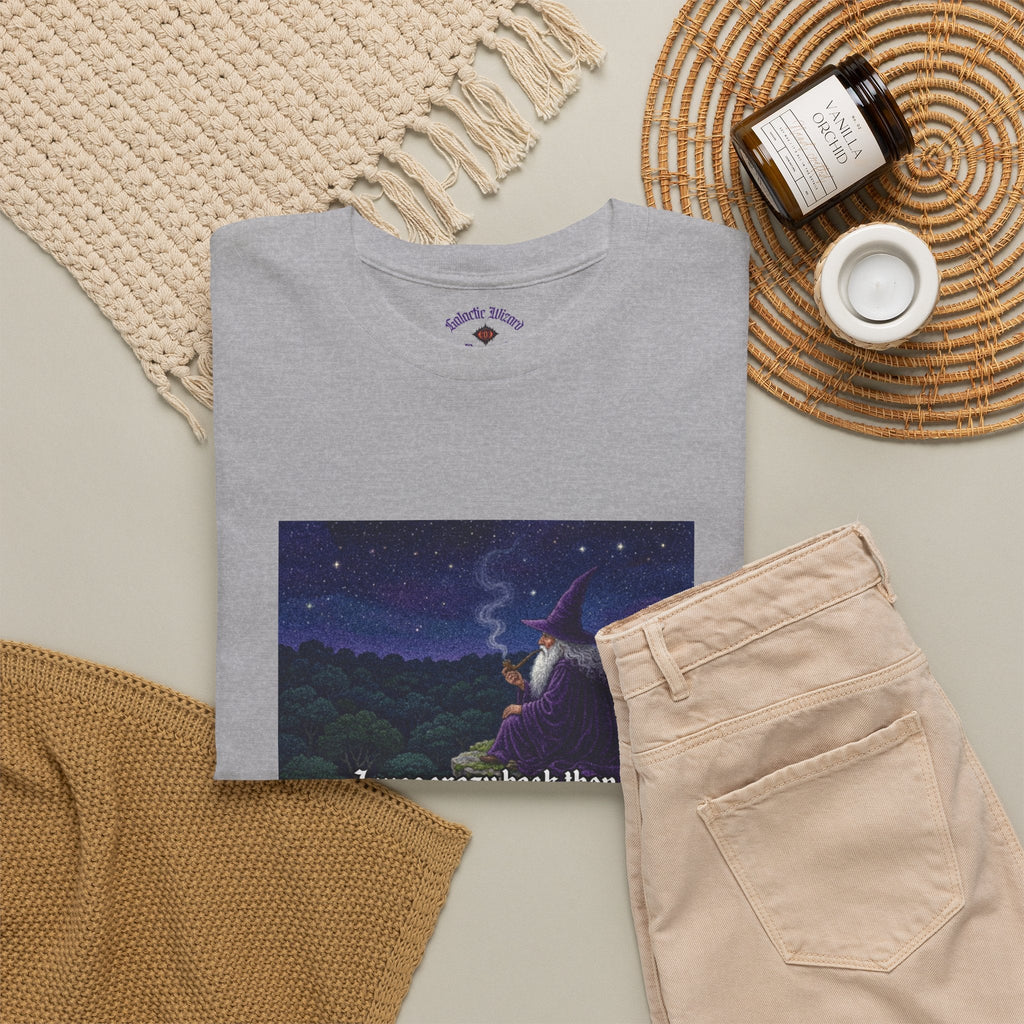 “I was crazy back then” Galactic Wizard Meme Heavyweight Cotton T-Shirt - The Galactic Wizard Emporium - T-Shirt