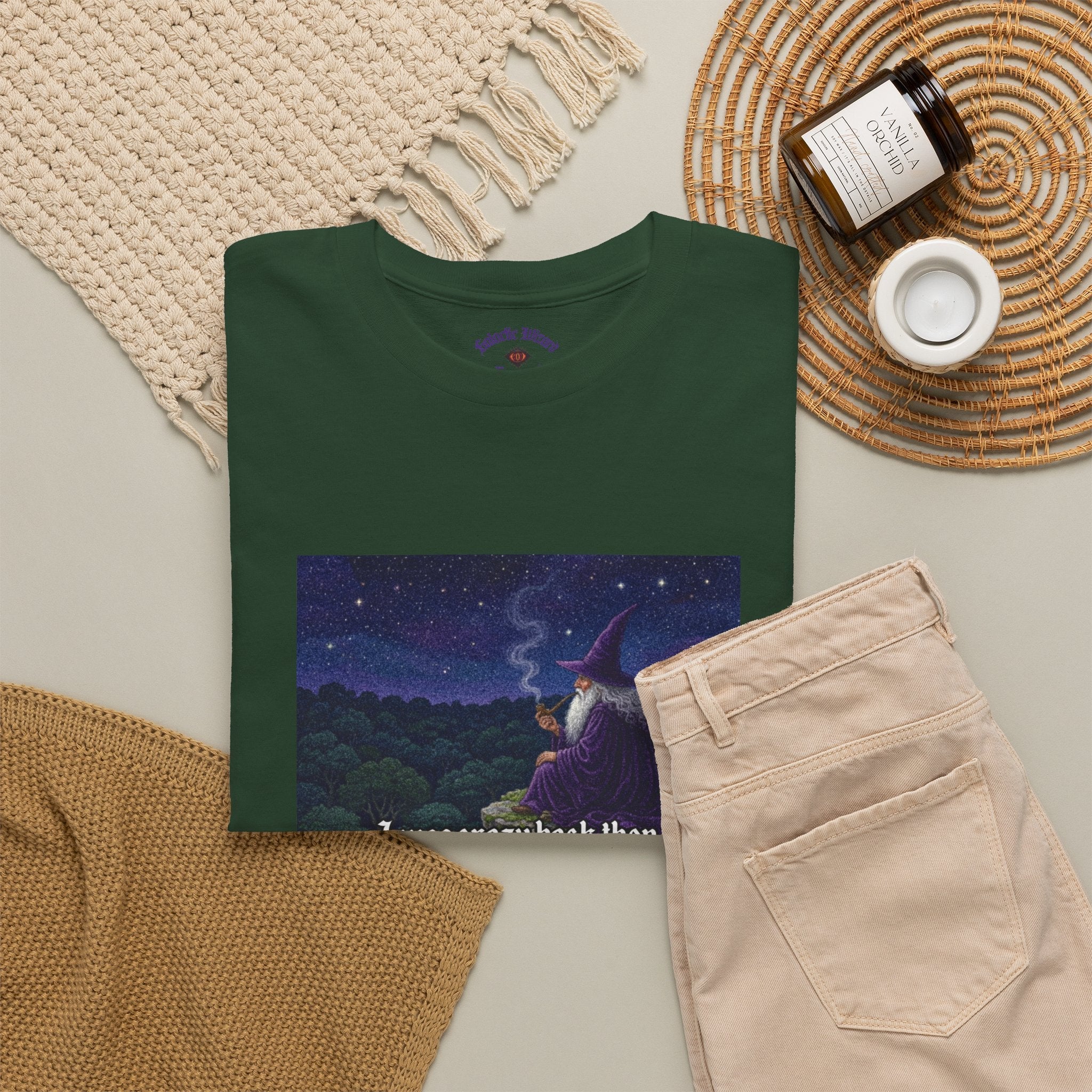 “I was crazy back then” Galactic Wizard Meme Heavyweight Cotton T-Shirt - The Galactic Wizard Emporium - T-Shirt