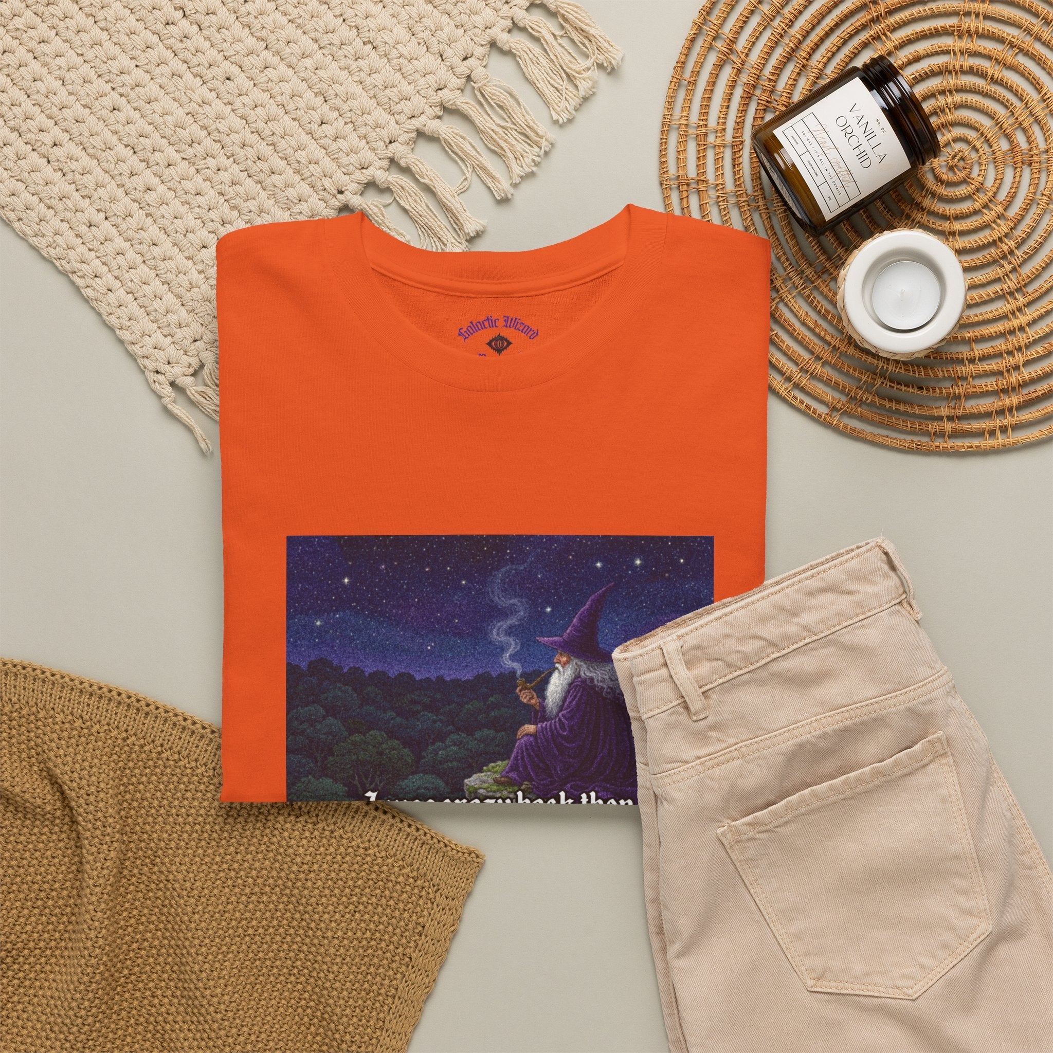 “I was crazy back then” Galactic Wizard Meme Heavyweight Cotton T-Shirt - The Galactic Wizard Emporium - T-Shirt