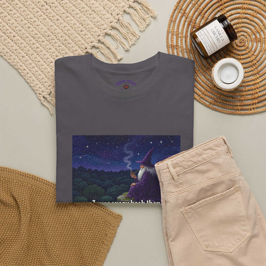 “I was crazy back then” Galactic Wizard Meme Heavyweight Cotton T-Shirt - The Galactic Wizard Emporium - T-Shirt