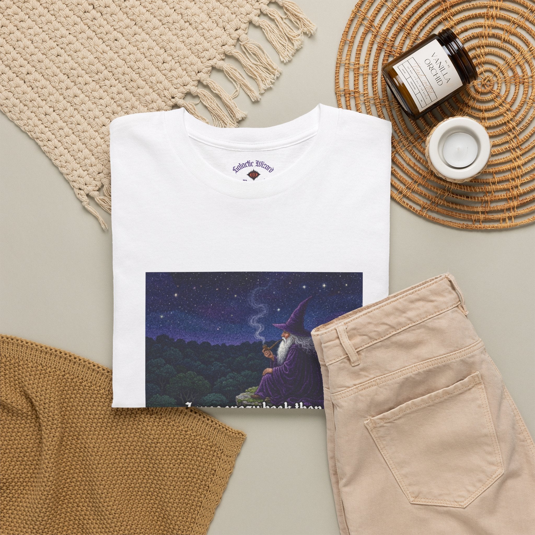 “I was crazy back then” Galactic Wizard Meme Heavyweight Cotton T-Shirt - The Galactic Wizard Emporium - T-Shirt