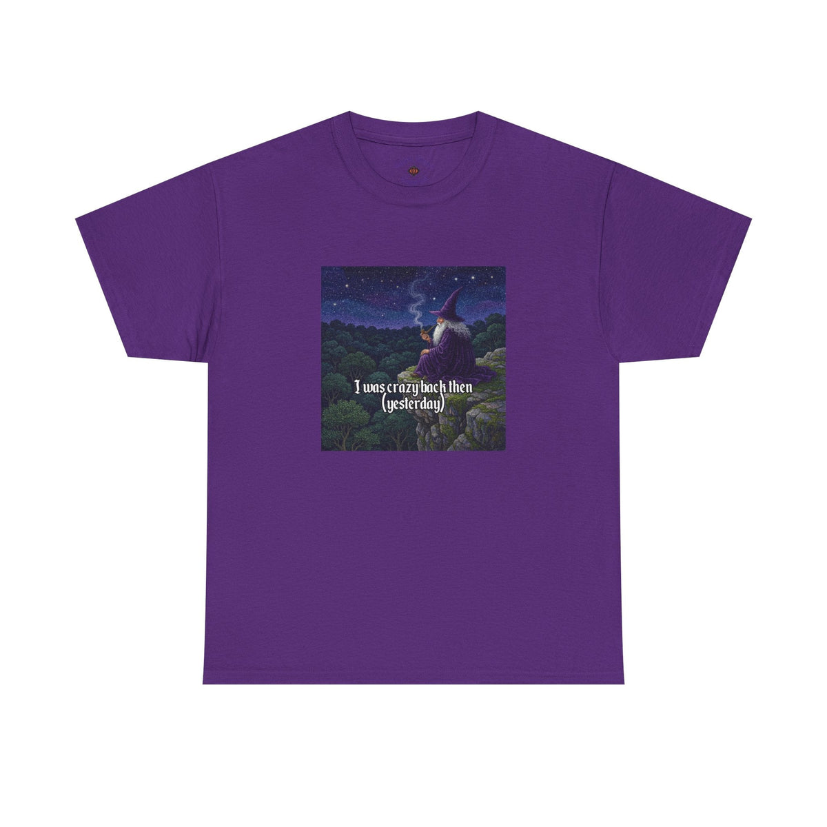 “I was crazy back then” Galactic Wizard Meme Heavyweight Cotton T-Shirt - The Galactic Wizard Emporium - T-Shirt