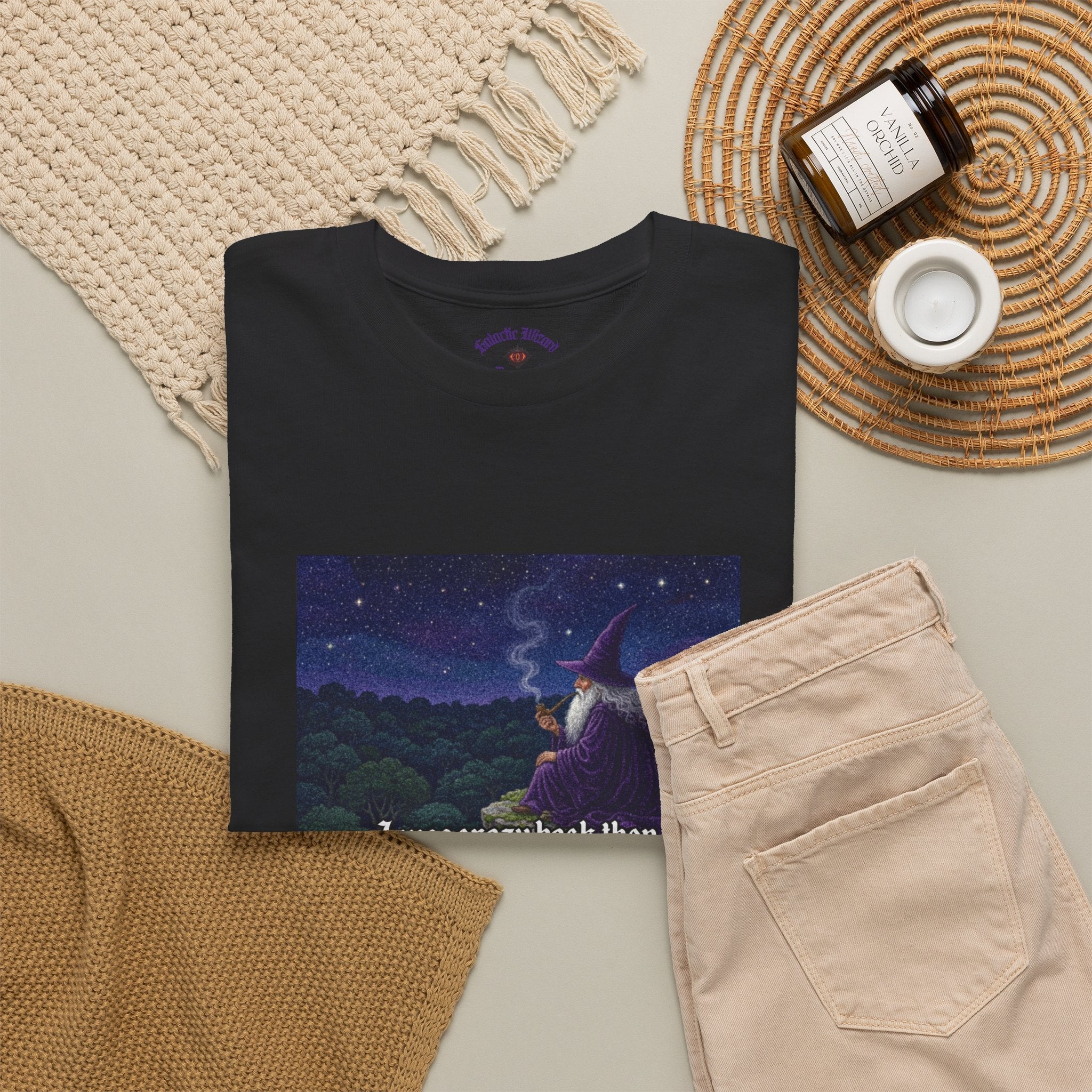 “I was crazy back then” Galactic Wizard Meme Heavyweight Cotton T-Shirt - The Galactic Wizard Emporium - T-Shirt