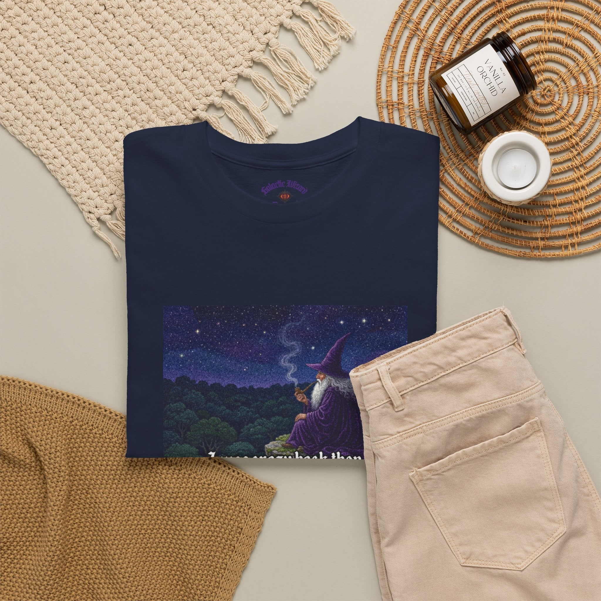 “I was crazy back then” Galactic Wizard Meme Heavyweight Cotton T-Shirt - The Galactic Wizard Emporium - T-Shirt