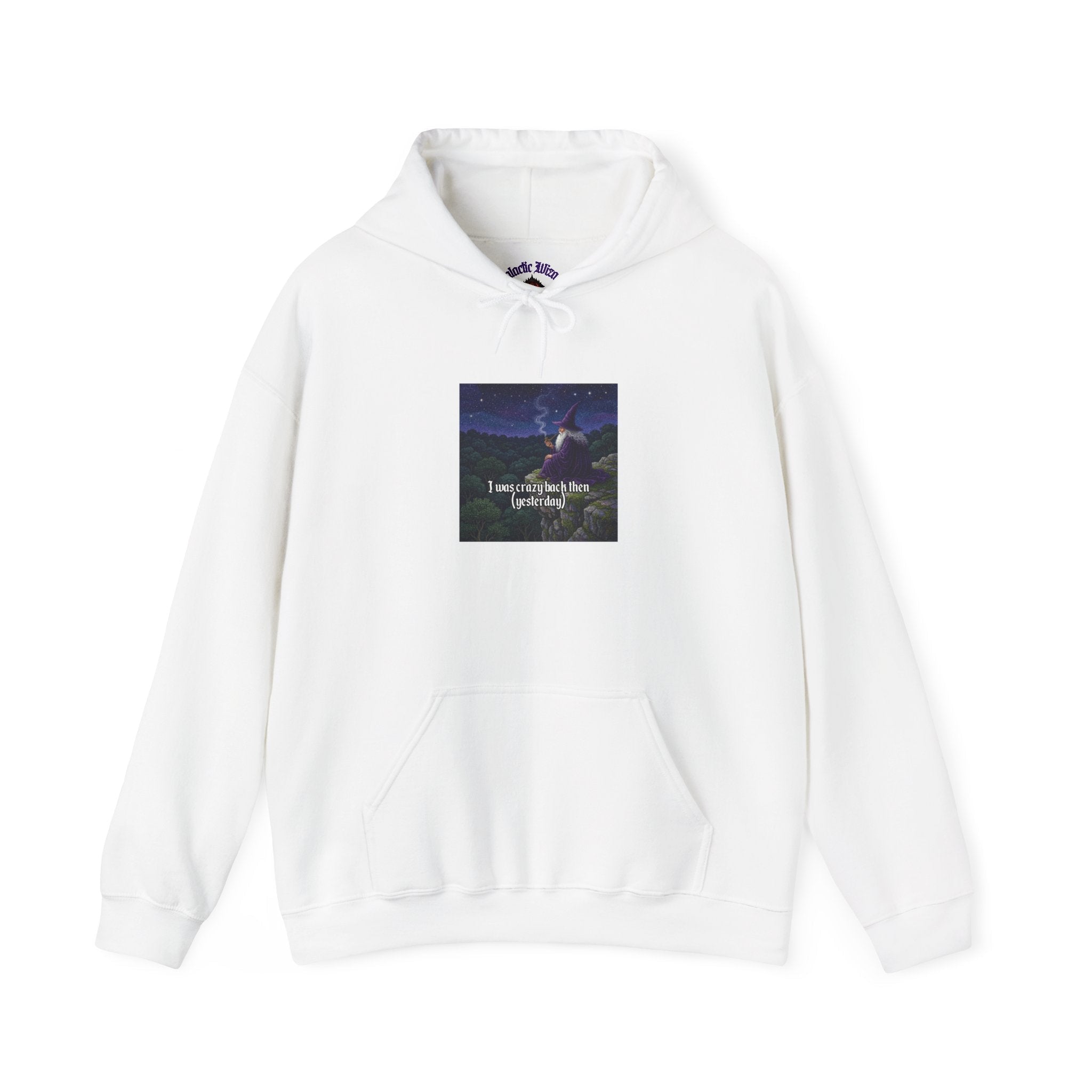 “I was crazy back then” Galactic Wizard Meme Unisex Hooded Sweatshirt - The Galactic Wizard Emporium - Hoodie