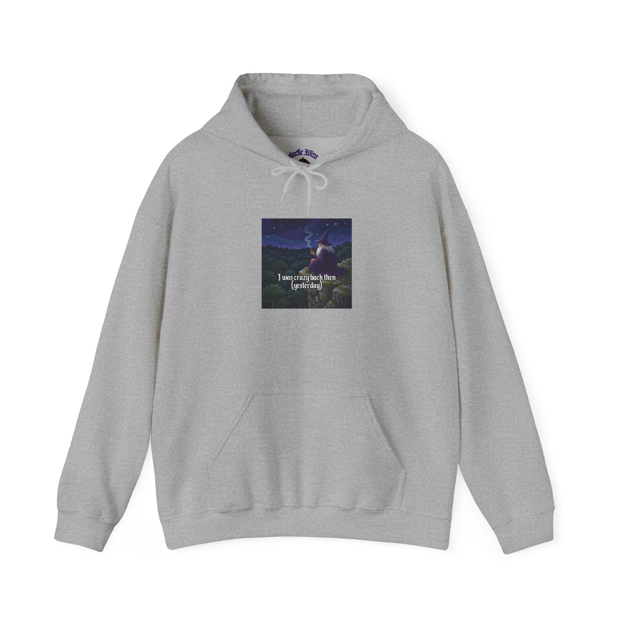 “I was crazy back then” Galactic Wizard Meme Unisex Hooded Sweatshirt - The Galactic Wizard Emporium - Hoodie