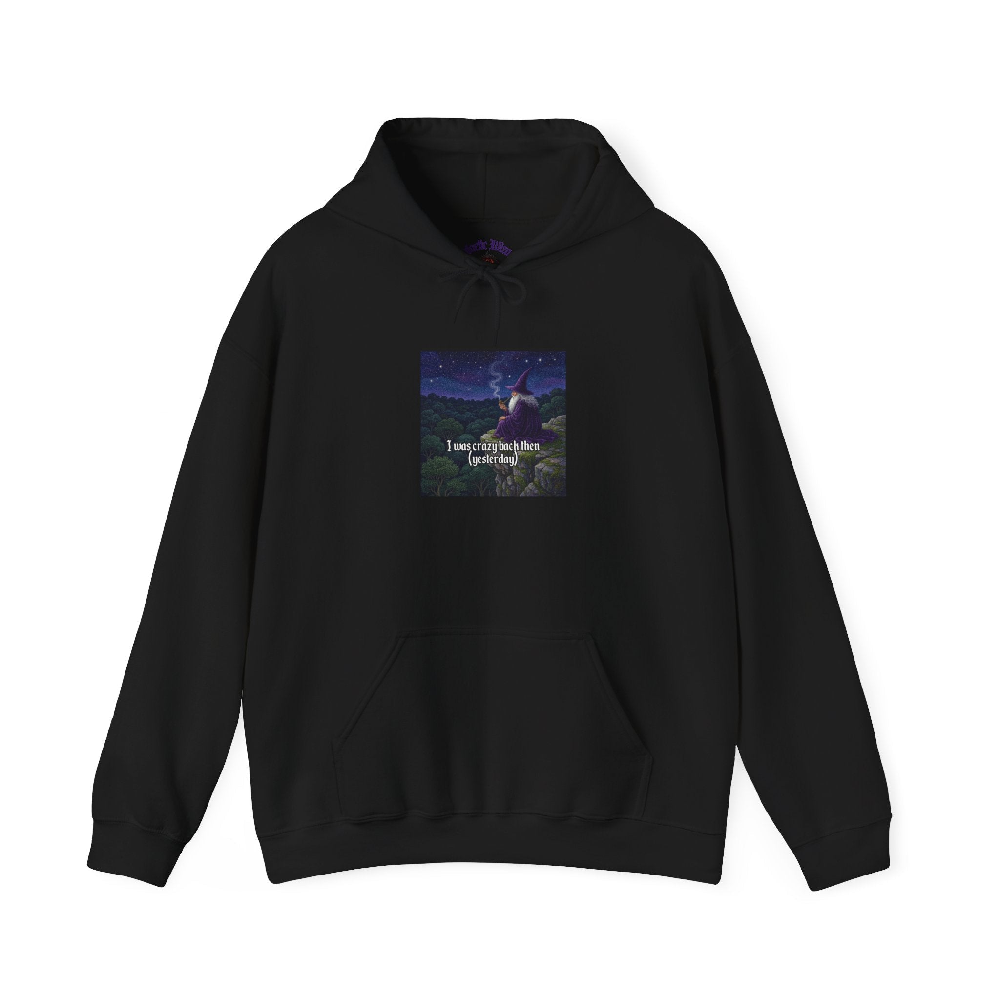 “I was crazy back then” Galactic Wizard Meme Unisex Hooded Sweatshirt - The Galactic Wizard Emporium - Hoodie
