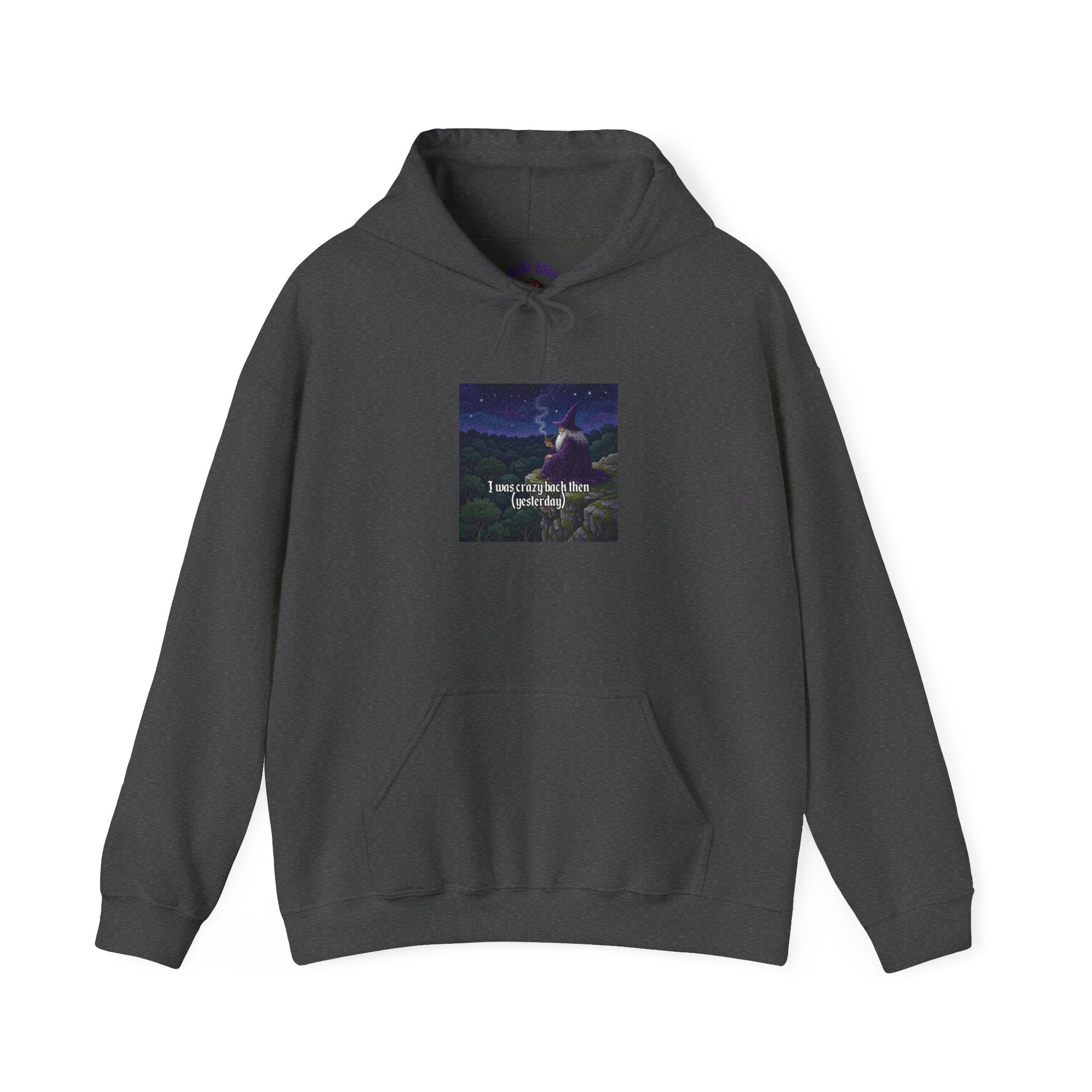 “I was crazy back then” Galactic Wizard Meme Unisex Hooded Sweatshirt - The Galactic Wizard Emporium - Hoodie